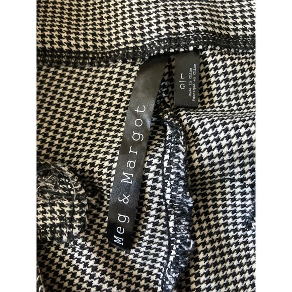 Meg and Margot Houndstooth pull on pants Sz L - Picture 3 of 11